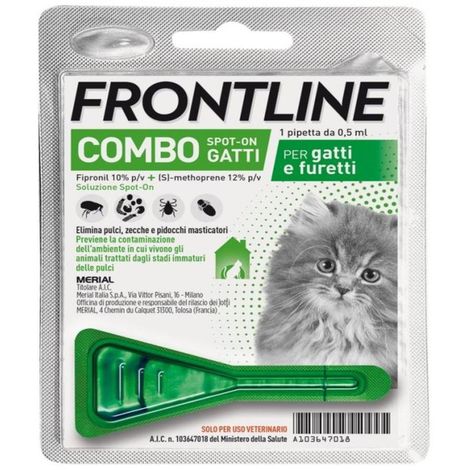 Frontline Combo Gatti 1 pipetta 0,5ml
