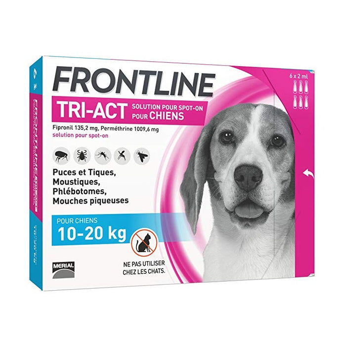 Frontline Tri-Act 10-20kg 3 pipette