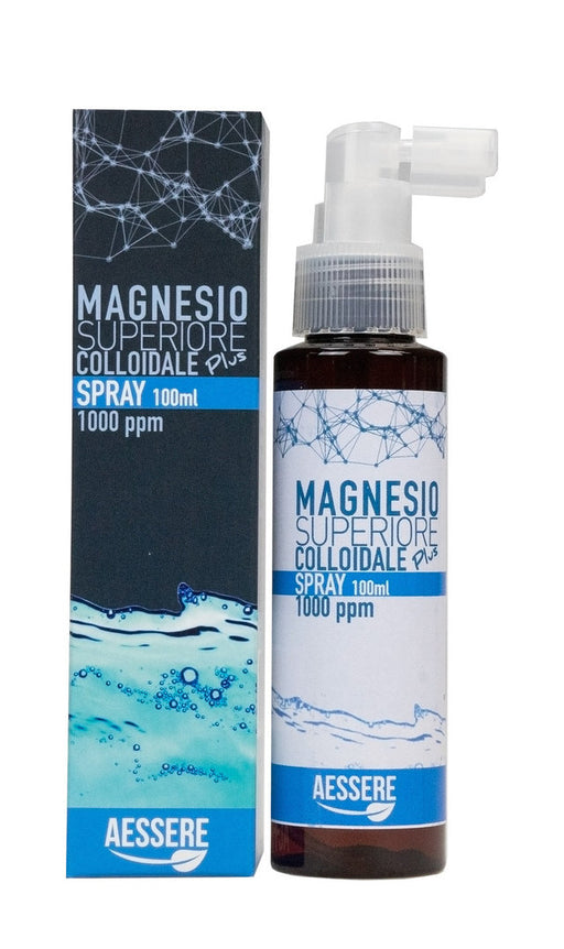 Aessere magnesio superiore colloidale plus spray 100 ml (1000 ppm)