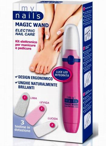 My Nails Magic Wand Electric Nail Care Kit Elettronico Pedicure Manicure
