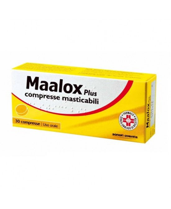 SANOFI SpA Maalox Plus 30 Compresse Masticabili