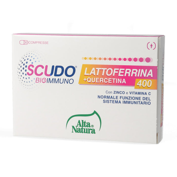 Scudo BioImmuno Lattoferrina + Quercetina 30 Compresse