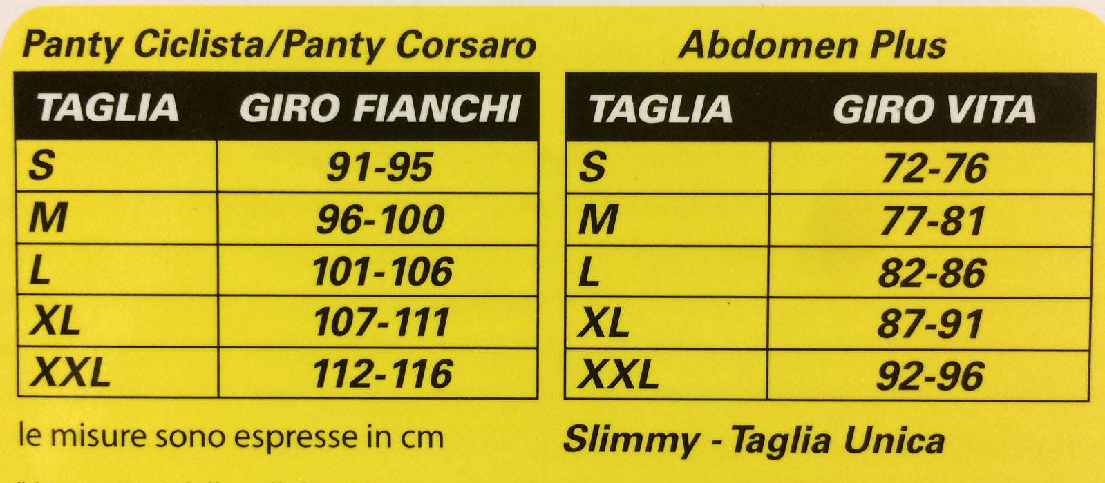 Slimagra indumenti termoattivi snellenti anti-cellulite: Corsaro Taglia (M) NERO