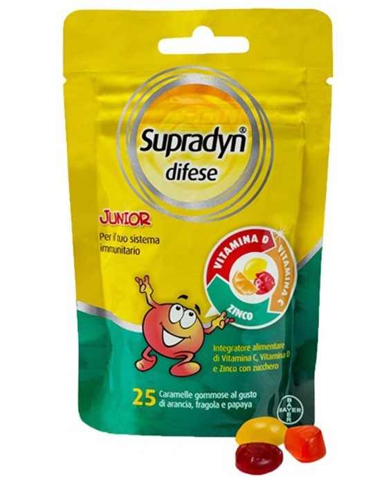 Supradyn Difese Junior 25 Caramelle Gommose