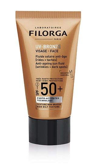 FILORGA Uv-Bronze Face SPF50+ - Trattamento Solare Anti-Età