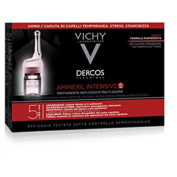 Vichy Dercos Aminexil Intensive 5 Trattamento Anti-Caduta Uomo 42 Fiale