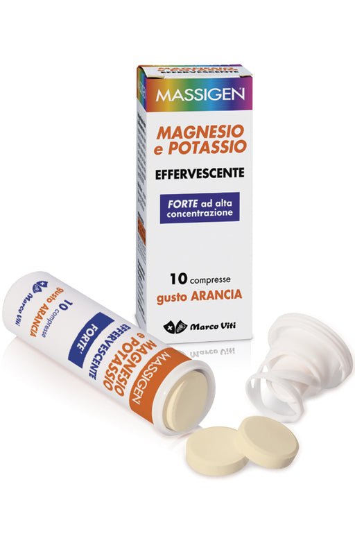 MARCO VITI FARMACEUTICI SpA Massigen Magnesio e Potassio Effervescente Forte 10 Cpr