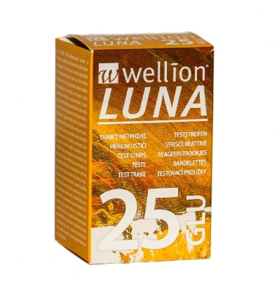 Wellion Luna Strisce Reattive Glicemia 25 Pezzi